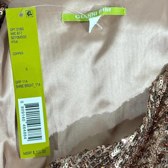 Gianni Bini Sequin Tank NWT - Picture 4 of 4